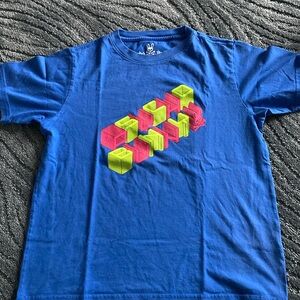 BOYS PSYCHO BUNNY TEE SHIRT WITH 3D LOGO